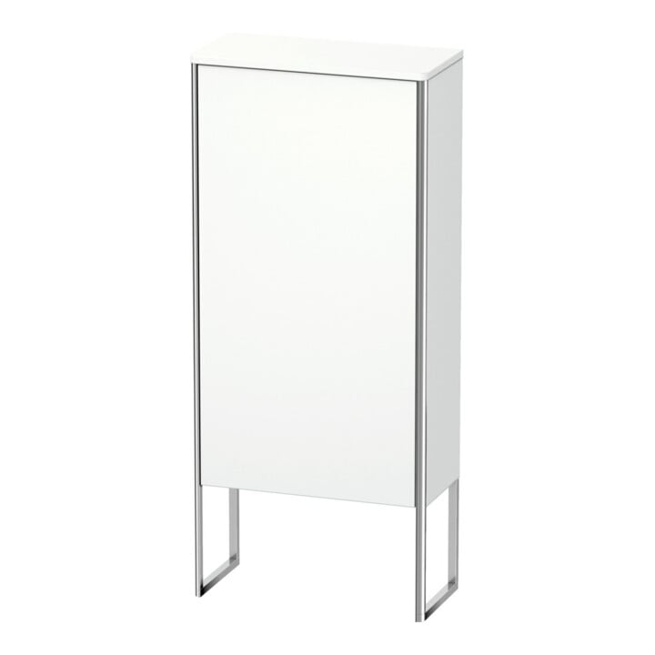 Duravit Halbhochschrank XSquare 50x23,6x113,6cm, steh., T. li, weiß matt
