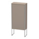 Duravit Halbhochschrank XSquare 50x23,6x113,6cm, steh., T. re, bas. matt-3