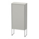 Duravit Halbhochschrank XSquare 50x23,6x113,6cm, steh., T. re, betongr m-4