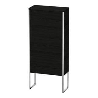 Duravit Halbhochschrank XSquare 50x23,6x113,6cm, steh., T. re, Ei sw