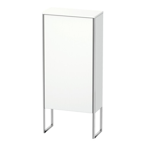 Duravit Halbhochschrank XSquare 50x23,6x113,6cm, steh., T. re, weiß matt