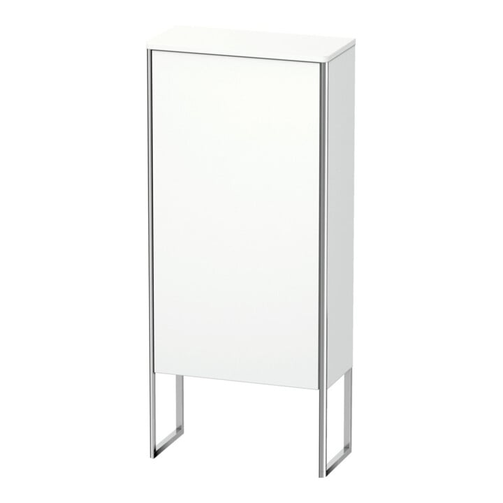 Duravit Halbhochschrank XSquare 50x23,6x113,6cm, steh., T. re, weiß matt