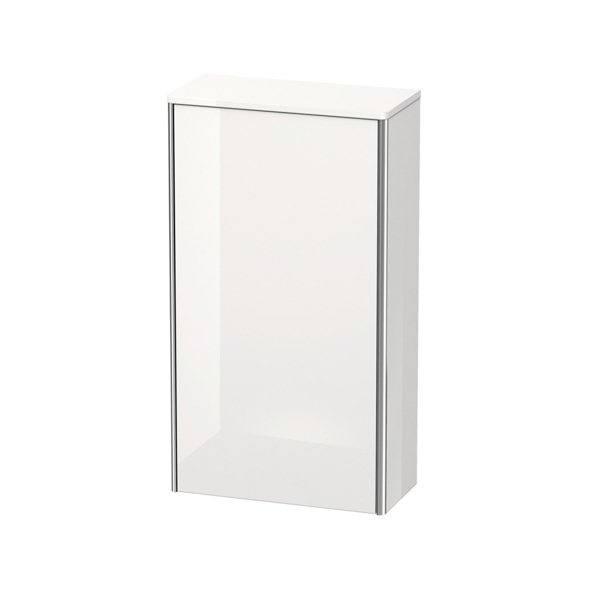 Duravit Halbhochschrank XSquare 50x23,6x89,6cm, T. li, steingrau s-matt