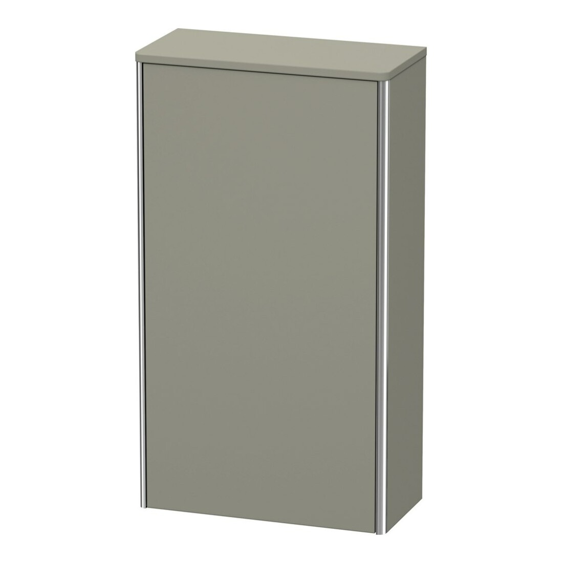 Duravit Halbhochschrank XSquare 50x23,6x89,6cm, T. li, steingrau s-matt