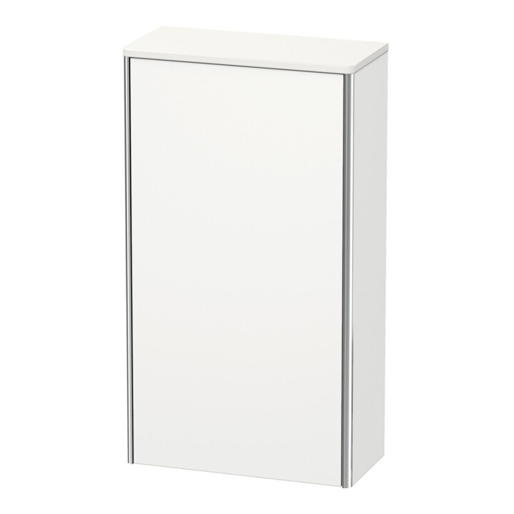 Duravit Halbhochschrank XSquare 50x23,6x89,6cm, T. li, weiß seidenmatt