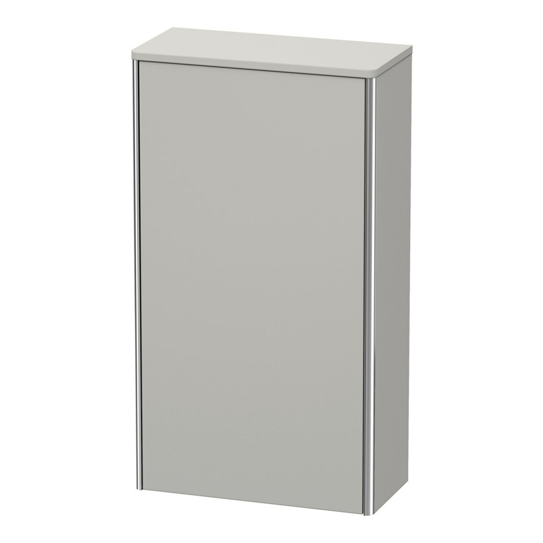 Duravit Halbhochschrank XSquare 50x23,6x89,6cm, T. links, Betongrau matt