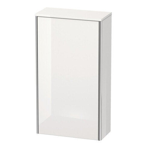 Duravit Halbhochschrank XSquare 50x23,6x89,6cm, T. links, weiß hochglanz