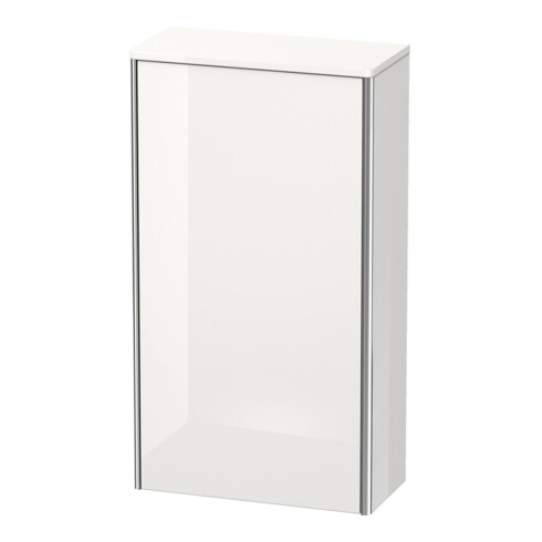 Duravit Halbhochschrank XSquare 50x23,6x89,6cm, T. links, weiß supermatt