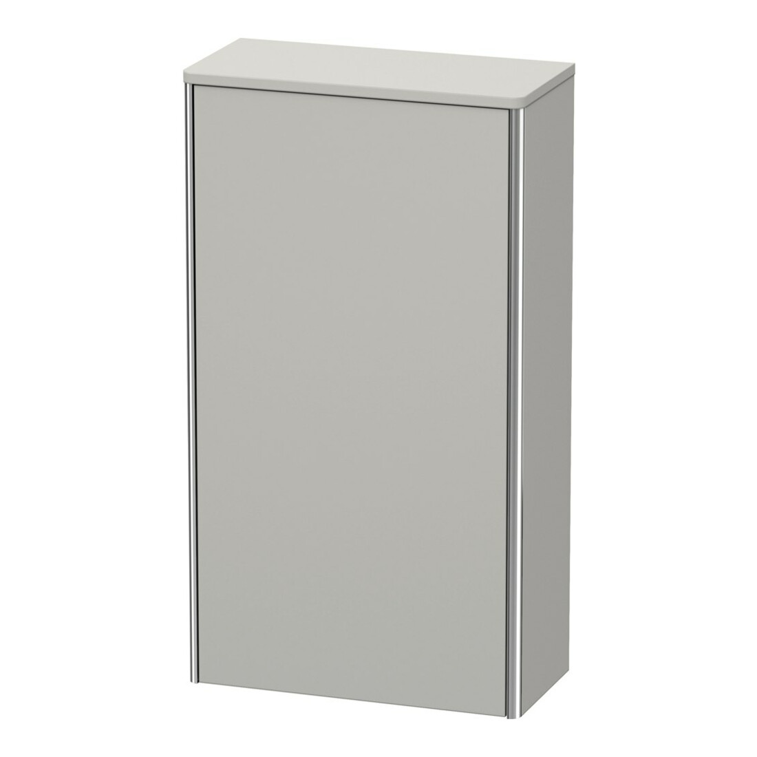 Duravit Halbhochschrank XSquare 50x23,6x89,6cm, T. re, Betongrau matt