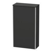 Duravit Halbhochschrank XSquare 50x23,6x89,6cm, T. re, graphit supermatt