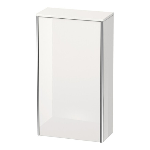 Duravit Halbhochschrank XSquare 50x23,6x89,6cm, T. re, weiß hochglanz