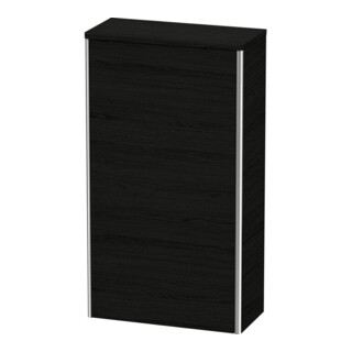 Duravit Halbhochschrank XSquare 50x23,6x89,6cm, T. rechts, Eiche schwarz