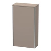 Duravit Halbhochschrank XSquare 50x23,6x89,6cm, Tür links, Basalt matt-3
