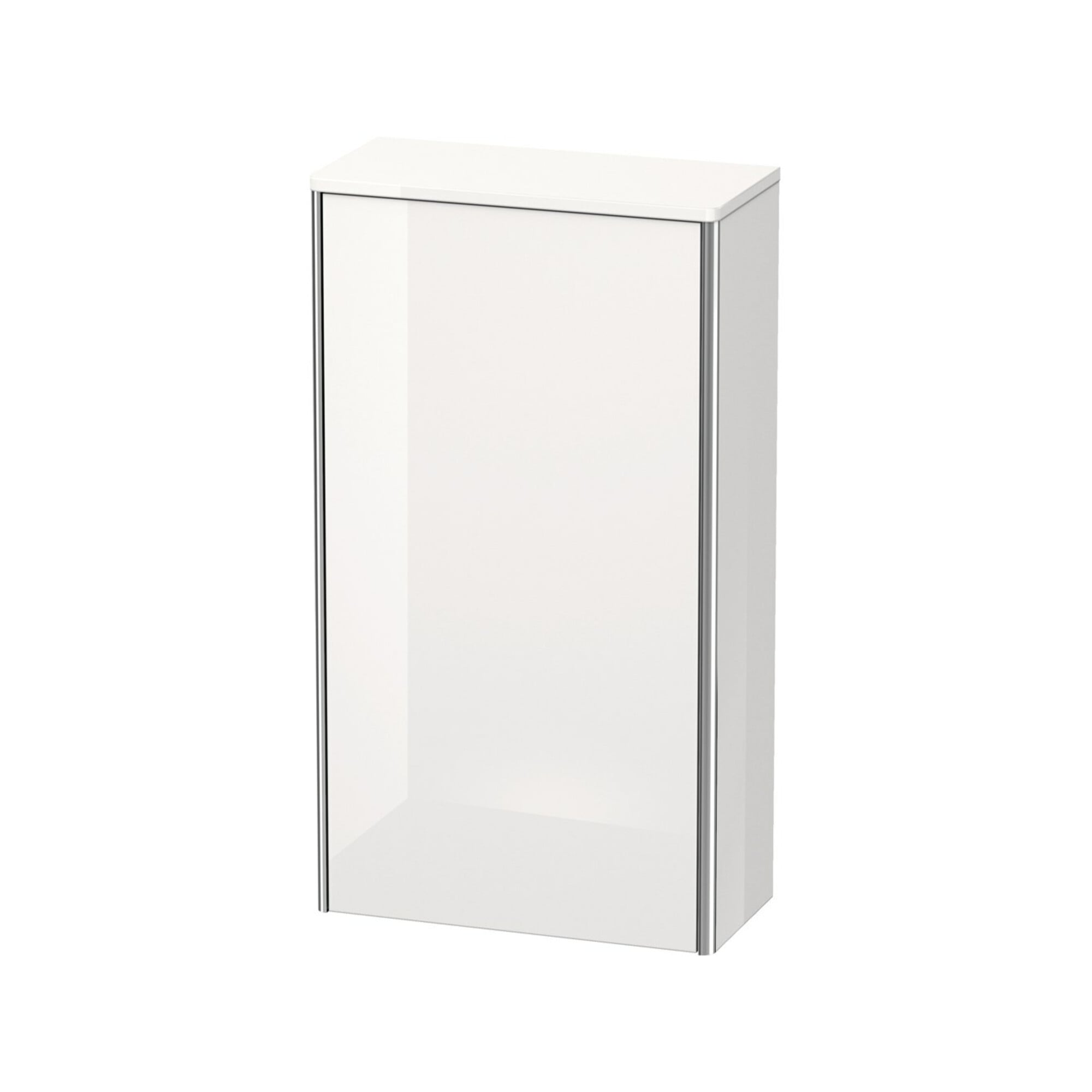 Duravit Halbhochschrank XSquare 50x23,6x89,6cm, Tür links, Graphit matt