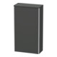Duravit Halbhochschrank XSquare 50x23,6x89,6cm, Tür links, Graphit matt-3