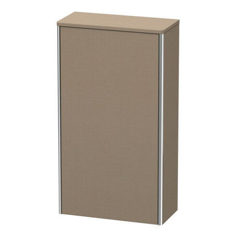 Duravit Halbhochschrank XSquare 50x23,6x89,6cm, Tür links, Leinen