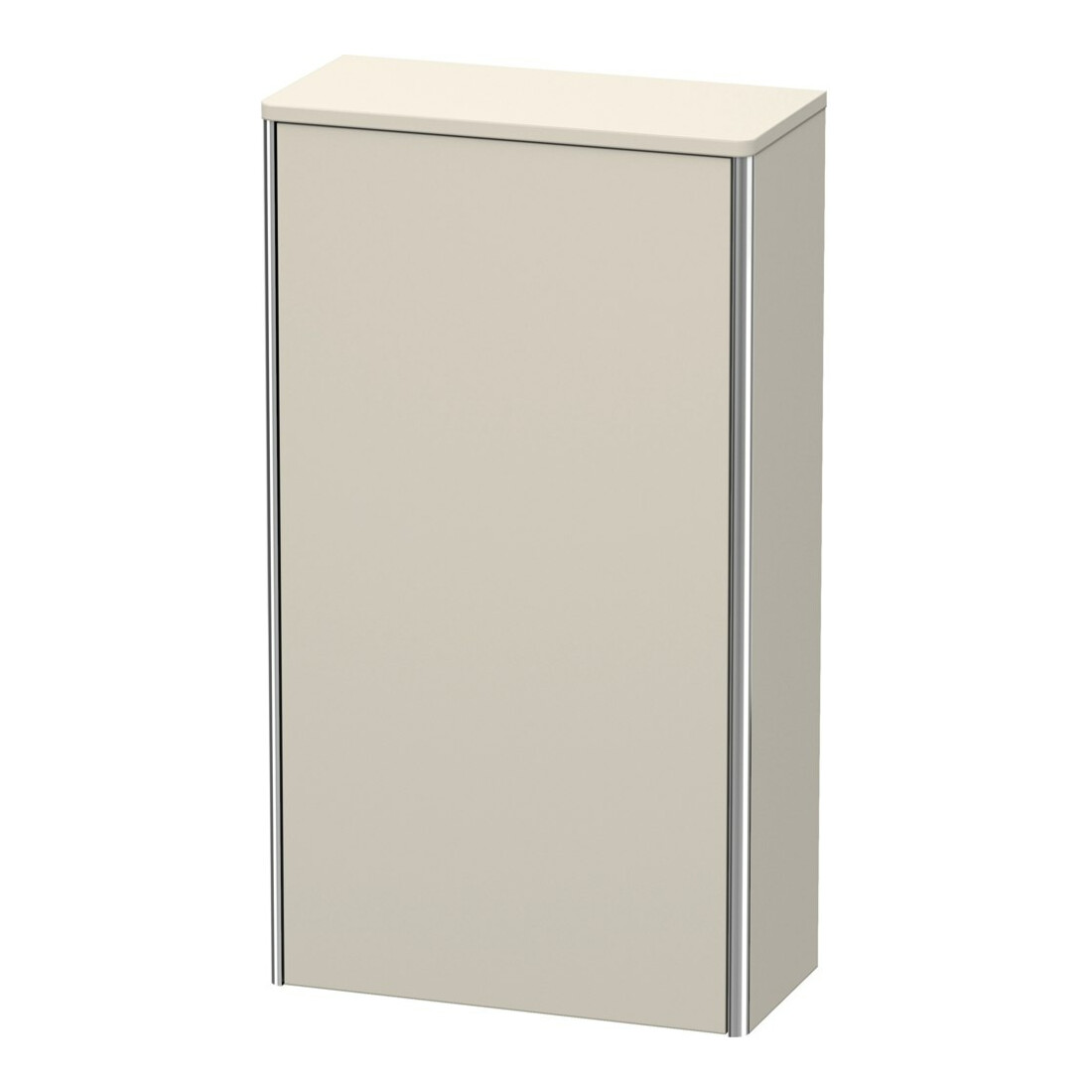 Duravit Halbhochschrank XSquare 50x23,6x89,6cm, Tür links, Taupe