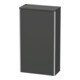 Duravit Halbhochschrank XSquare 50x23,6x89,6cm, Tür rechts, Graphit matt-3