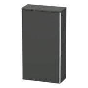 Duravit Halbhochschrank XSquare 50x23,6x89,6cm, Tür rechts, Graphit matt-3