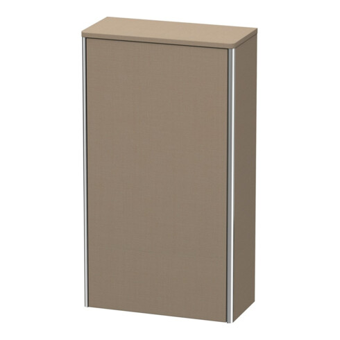 Duravit Halbhochschrank XSquare 50x23,6x89,6cm, Tür rechts, Leinen