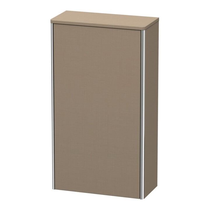 Duravit Halbhochschrank XSquare 50x23,6x89,6cm, Tür rechts, Leinen