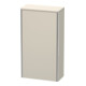 Duravit Halbhochschrank XSquare 50x23,6x89,6cm, Tür rechts, Taupe-3