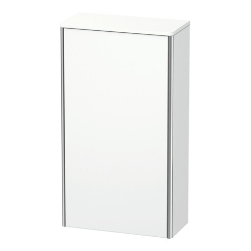 Duravit Halbhochschrank XSquare 50x23,6x89,6cm, Tür rechts, weiß matt