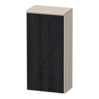Duravit Halbhochschrank Zencha 40x24x81,9cm, 1 T, An L, E schw/tau matt