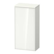 Duravit Halbhochschrank Zencha 40x24x81,9cm, 1 T, An li, Gl. we/we matt