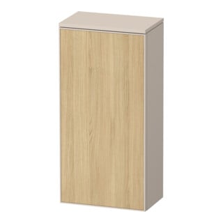 Duravit Halbhochschrank Zencha 40x24x81,9cm, 1 T, An R, E nat/tau matt