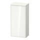 Duravit Halbhochschrank Zencha 40x24x81,9cm, 1 T, An re, Gl. we/we matt-1