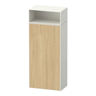 Duravit Halbhochschrank Zencha 40x24x96,1cm, 1 T, An L, E nat/weiß matt