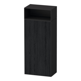 Duravit Halbhochschrank Zencha 40x24x96,1cm, 1 T, An L, E schw/gra matt