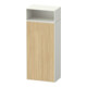 Duravit Halbhochschrank Zencha 40x24x96,1cm, 1 T, An R, E nat/weiß matt-1