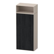 Duravit Halbhochschrank Zencha 40x24x96,1cm, 1 T, An R, E schw/tau matt