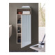 Duravit Halbhochschrank Zencha 40x24x96,1cm, 1 T, An R, Gl. w/taup matt