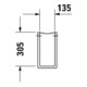 Duravit Halbsäule Starck 3 17x31,5cm, weiß-4