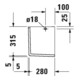 Duravit Halbsäule Starck 3 17x31,5cm, weiß-5