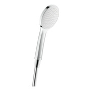 Duravit Handbrause 1jet 110 245mm, Anschl.-G. G 1/2, chrom/weiß-3