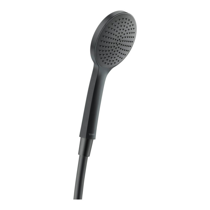 Duravit Handbrause 1jet 110 245mm, Anschl.-G. G 1/2, schwarz matt
