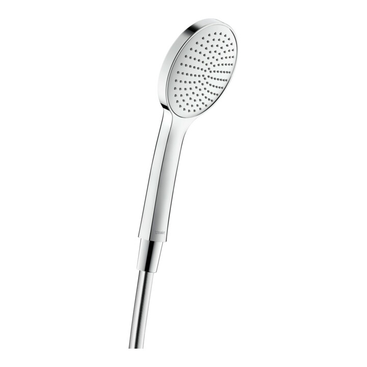 Duravit Handbrause 1jet 110 MinusFlow 245mm, Anschl.-G. G 1/2, chrom/chrom
