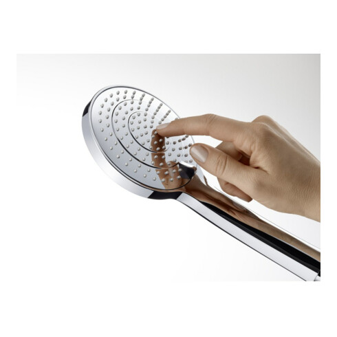 Duravit Handbrause 3jet 110 245mm, Anschl.-G. G 1/2, chrom/chrom
