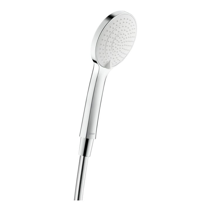 Duravit Handbrause 3jet 110 MinusFlow 245mm, Anschl.-G. G 1/2, D 110mm, chr/we