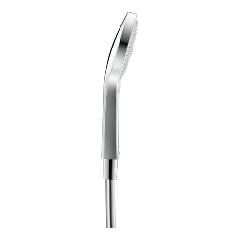 Duravit Handbrause 3jet Click 120 240mm, Anschl.-G. G 1/2, chrom/weiß