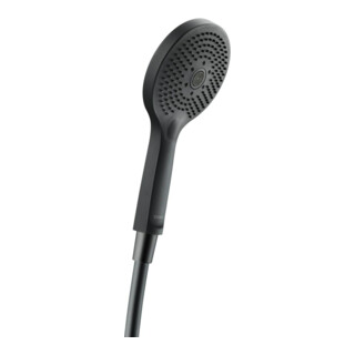 Duravit Handbrause 3jet Click 120 240mm, Anschl.-G. G 1/2, schwarz matt