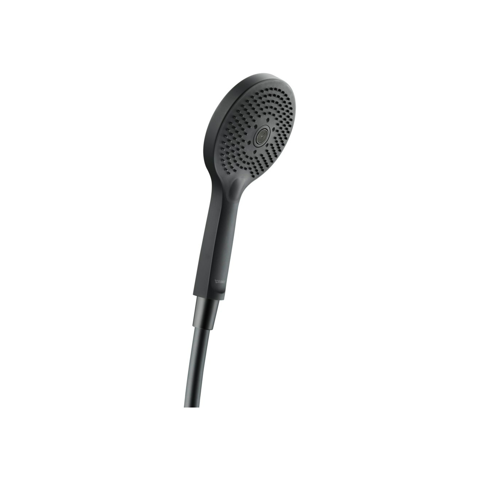 Duravit Handbrause 3jet Click 120 240mm, Anschl.-G. G 1/2, schwarz matt