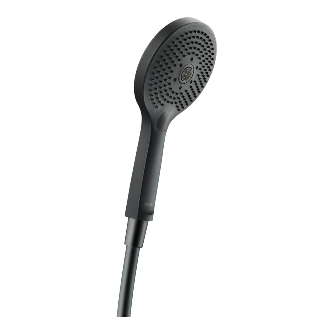 Duravit Handbrause 3jet Click 120 240mm, Anschl.-G. G 1/2, schwarz matt