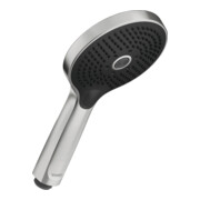 Duravit Handbrause 3jet Click 120 MinusFlow 240mm, Anschl.-G. G 1/2, ES gebürstet