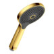 Duravit Handbrause 3jet Click 120 MinusFlow 240mm, Anschl.-G. G 1/2, Gold poliert-1