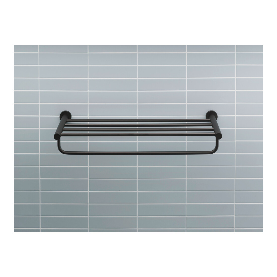 Duravit Handtuchablage D-Code 65x11,2x22cm, schwarz matt
